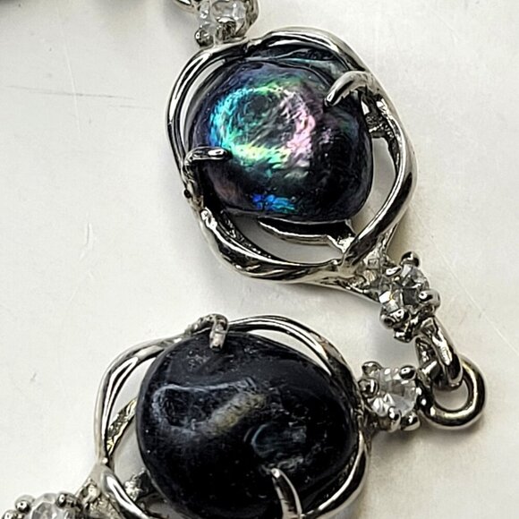 Stunning Black Baroque Pearl Bracelet - Picture 3 of 10